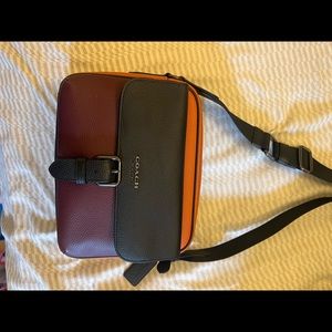 Coach colorblock crossbody bag